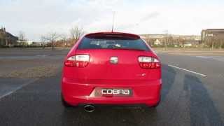 Seat Leon Cupra R Performance Exhaust by Cobra Sport Exhausts [upl. by Amlus350]