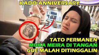 PRANK TATO PERMANEN MUKA MEIRA DI TANGAN SAMPE DITINGGALIN [upl. by Brocklin428]