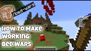 How To Make A Working Bed Wars Map IN VANILLA [upl. by Attener976]