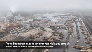 Vom Baumstamm zum innovativen Holzprodukt  die Holzindustrie Baruth [upl. by Odin]