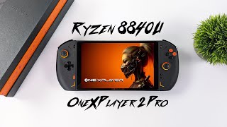 The New 8840U ONEXPLAYER 2 Pro First Look Big Screen Power In The Palms Of You Hands [upl. by Nilyram184]