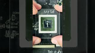 Applying Ishaped thermal paste to Nvidia graphics card short fyp tech [upl. by Holtorf532]