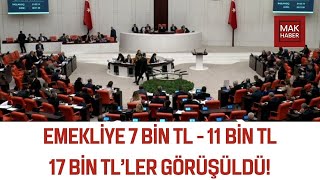 SON DAKİKA Mecliste Emeklilere Zam Görüşüldü 71117 Bin TLlik Önergeler Verildi İşte Yaşananlar [upl. by Lav732]