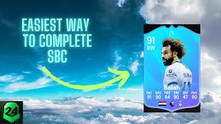 EPL POTM SBC  MOHAMMED SALAH 91 EPL POTM SBC SOLUTION  MADFUT 24 SBC SOLUTIONS [upl. by Rennug]