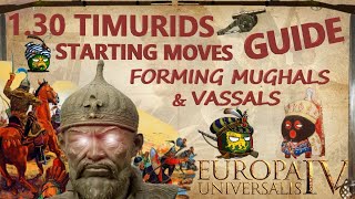 EU4 Timurids Guide I Forming Mughals by 1466 amp Vassal Swarm [upl. by Perretta]