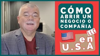 🔴 Cómo abrir un negocio o LLC en USA P1 El nombre [upl. by Yerg]