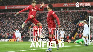 Inside Anfield Liverpool 30 Brentford  Best view of the Reds dominant home win [upl. by Ainalem133]