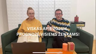 Viskas apie 2024m Prognozė visiems ženkams Metų žvakės ir Astrologinio kalendoriaus pristatymas [upl. by Vitek]