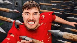 I Reacted to Mr beast Worlds Deadliest Obstacle Course [upl. by Ddahc]