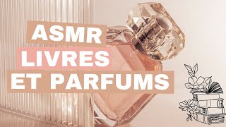 asmr  Mini haul livres  collection de parfums 🌸📚 booktube chuchotement [upl. by Nilam]