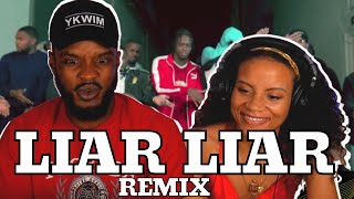 WHOS LYIN 🇬🇧🎵 Mostack Liar Liar Remix Reaction ft J Hus Krept amp Konan  Americans Listen to UK Rap [upl. by Eart]