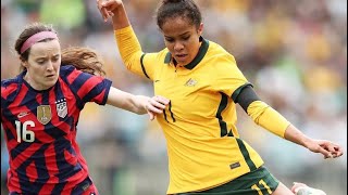 Live USWNT v Matildas on 10  Paramount [upl. by Nalepka93]