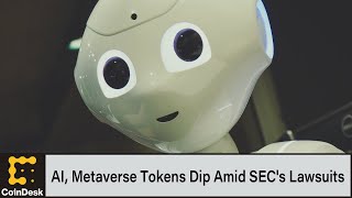 AI Metaverse Tokens Dip Amid SECs Lawsuits [upl. by Amian]