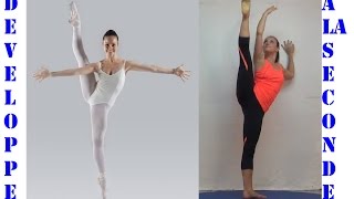 How To Developpe A La Seconde 2nd Ballet Dance Exercises EasyFlexibility [upl. by Israeli]