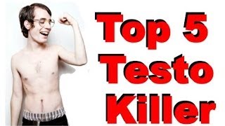 Top 5 Testo Killer  Lebensmittel die Testosteron senken [upl. by Leasi]