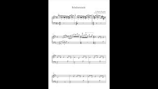 Scheherazade Sheet MusicPiano arrang by Roxana Belibou [upl. by Fujio142]