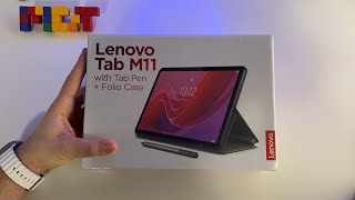 Lenovo Tablet M11 2024 model with Tab Pen  Folio Case Unboxing [upl. by Filide186]