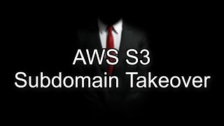 AWS S3 Subdomain Takeover  bugbountypoc  remonsec [upl. by Dena]