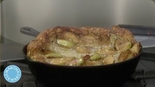 Recipe for a OnePan Apple Pancake  Martha Stewart [upl. by Debora]