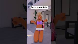 KAREN FORCED her SON STEAL MONEY to buy GUCCI shorts roblox brookhaven [upl. by Ahsilak]