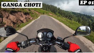 GANGA CHOTI PEAK  EP 01  MOTOVLOGGING l KASHMIR SERIES [upl. by Bay945]