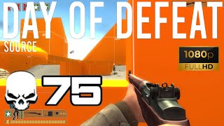 Day of Defeat Source  Professional Rifleman  3xitrainmap 7554 40min Gameplay 1080p60FPS [upl. by Ahsikal]