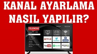 Telenova TV Kanal Ayarlama Nasıl Yapılır [upl. by Meehyr]