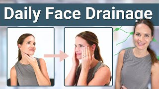 Expert Daily Face Lymphatic Drainage Routine [upl. by Stuart]