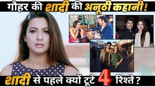 Gauhar Khan Broken Story These 4 Relationships Were Broken Before Gauhar Khans Wedding [upl. by Pytlik183]