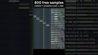 FREE Sample Pack  800 professionally recorded synth samples shorts [upl. by Garnette]