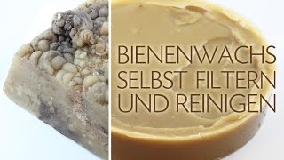 Bienenwachs selbst filtern und reinigen  Anleitung  Talude [upl. by Arsi]