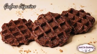 Recette des Gaufres Liégeoises Tout Chocolat [upl. by Nie338]