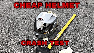 Why You Should NEVER Buy A Cheap Helmet ILM Helmet Crash Test [upl. by Muriel832]