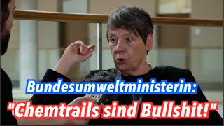 Gibt es Chemtrails Die Bundesumweltministerin nimmt Stellung [upl. by Ailesor]