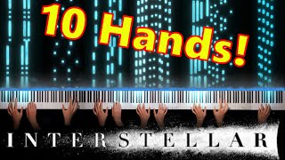 Interstellar Main Theme with 10 hands on the piano [upl. by Biancha]