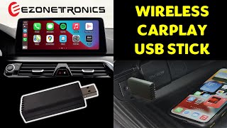 CarPlay Wireless USB Stick 🌟 eZoneTronics 🌟 REVIEW [upl. by Pebrook144]