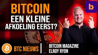 BTC Toch eerst een kleine afkoeling voor Bitcoin Dit moet je weten  Bitcoin nieuws [upl. by Enowtna]