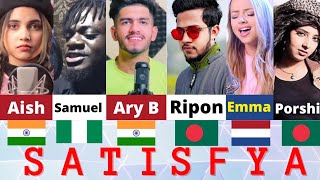 Satisfya cover song by Aish Samuel  Ary B Ripon Emma heesters  Gaddi Lamborghini  Imran Khan [upl. by Uehttam624]