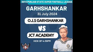 🔴LIVE 38th PUNJAB STATE SUPER FOOTBALL LEAGUE  GARHSHANKAR  DATE  3172024 [upl. by Rayshell392]