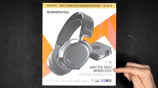 SteelSeries Arctis Pro Wireless  Unboxing amp Test [upl. by Lirpa]