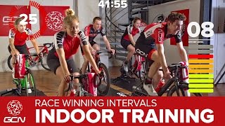 Race Winning Intervals Workout  Indoor Cycle Training [upl. by Christye]