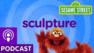 Sesame Street Sculpture with Jon Hamm Word on the Street Podcast [upl. by Noell]