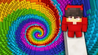 Minecraft EXTREME RAINBOW DROPPER Custom Map [upl. by Francisco25]