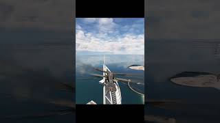 Flight Simulator 2020  POIs  Dune Ornithopter  Landing on helipad of the Burj Al Arab [upl. by Golliner]