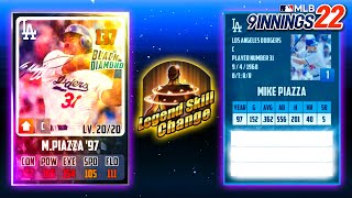 NEW MIKE PIAZZA SKILL SET Legendary Skill Change Ticket amp More  MLB 9 Innings 22 [upl. by Auhsohey]