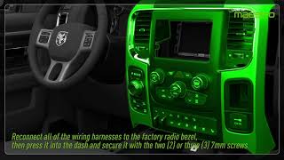 iDatalink Maestro RAM1  Installation tutorial for 20132018 RAM Trucks with factory 84quot Radio [upl. by Rocher]