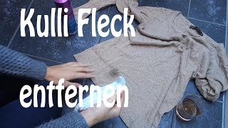 QUICK TIPP Kullifleck von Kleidung entfernen  sooohhalt [upl. by Zertnom]