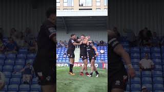 TRY Ugo Tison scores his first Super League try for London Broncos [upl. by Ellerred]