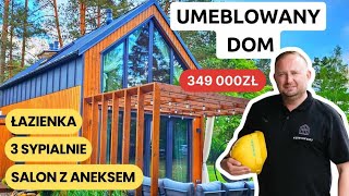 Dom za 349 000 PLN pod klucz bez pozwolenia 3 sypialnie łazienka salon z aneksem czy to możliwe [upl. by Aleras]