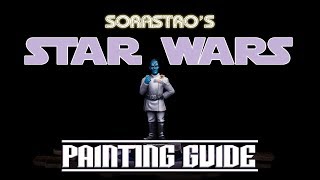 Star Wars Imperial Assault Painting Guide Ep49 Grand Admiral Thrawn [upl. by Hera565]